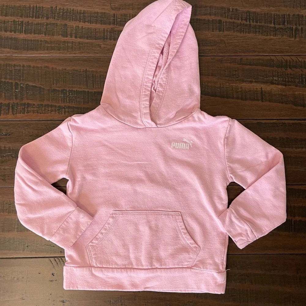 Puma Pink Hoodie Sweatshirt and Joggers Matching Set - Picture 3 of 12